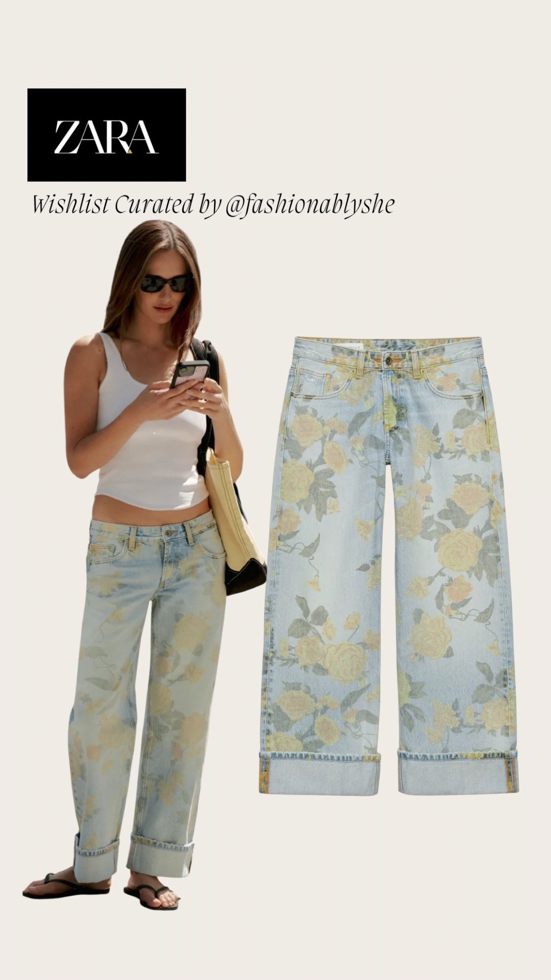 Zara flower denim

#LTKOver40 #LTKootd #LTKmomlife