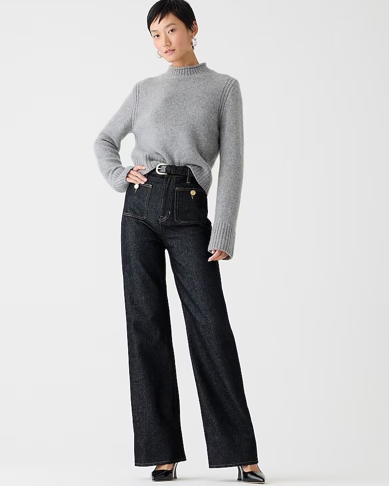 Sailor denim trouser in Rinse wash | J.Crew US