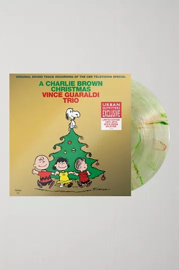 Vince Guaraldi Trio - A Charlie Brown Christmas (2022 Gold Foil Edition) Limited LP | Urban Outfitters (US and RoW)