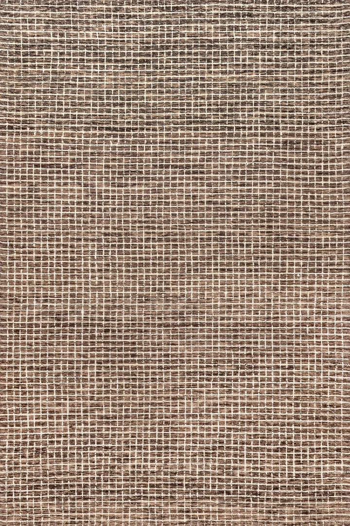 Melrose Checked Rug | Brown | Rugs USA