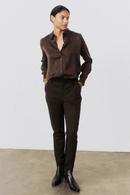Washable Silk Button Down Top | Ruti