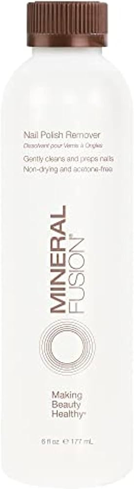 Mineral Fusion Nail Polish Remover, Acetone-Free & Non Drying for Regular & Shellac Nail Polishes... | Amazon (US)
