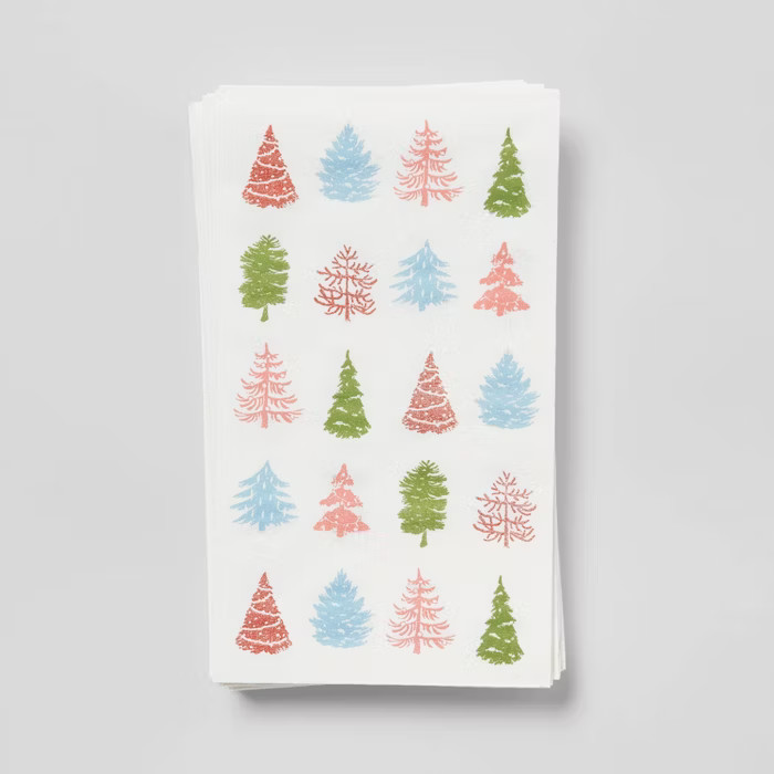 16ct Paper Evergreen Forest Dinner Napkins - Threshold™ | Target