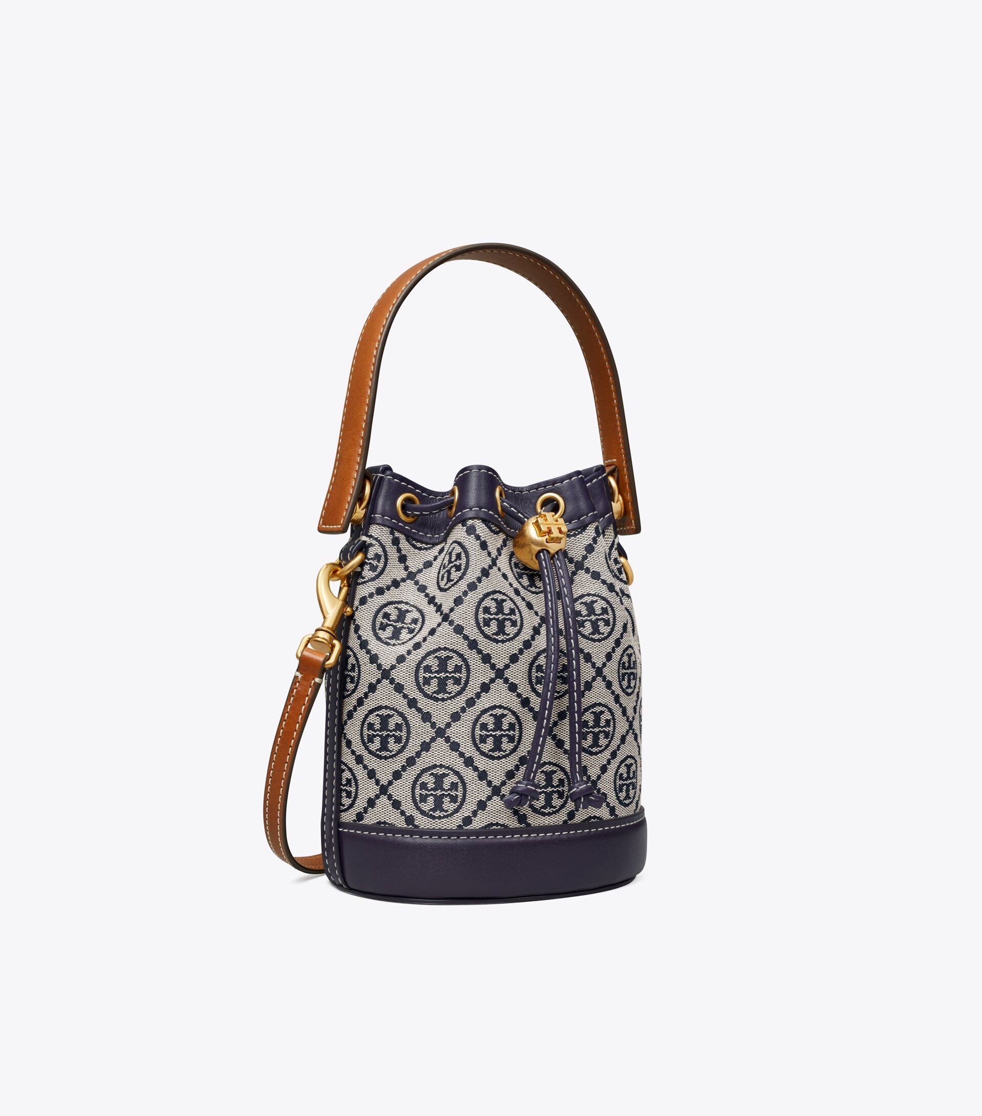 T Monogram Jacquard Mini Bucket Bag | Tory Burch (US)