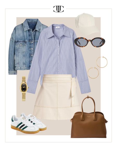 The spring wardrobe checklist is here and it’s all about versatile pieces to transition into warmer weather. Here are a few key pieces to dress up or down many spring outfits including lightweight sweaters, trench coats, a good denim jacket and a few other items. 

Spring outfit, summer outfit, sunglasses, watch, earrings, casual outfit, denim jacket, skirt, heels, blouse, sneakers 

#LTKover40 #LTKshoecrush #LTKstyletip