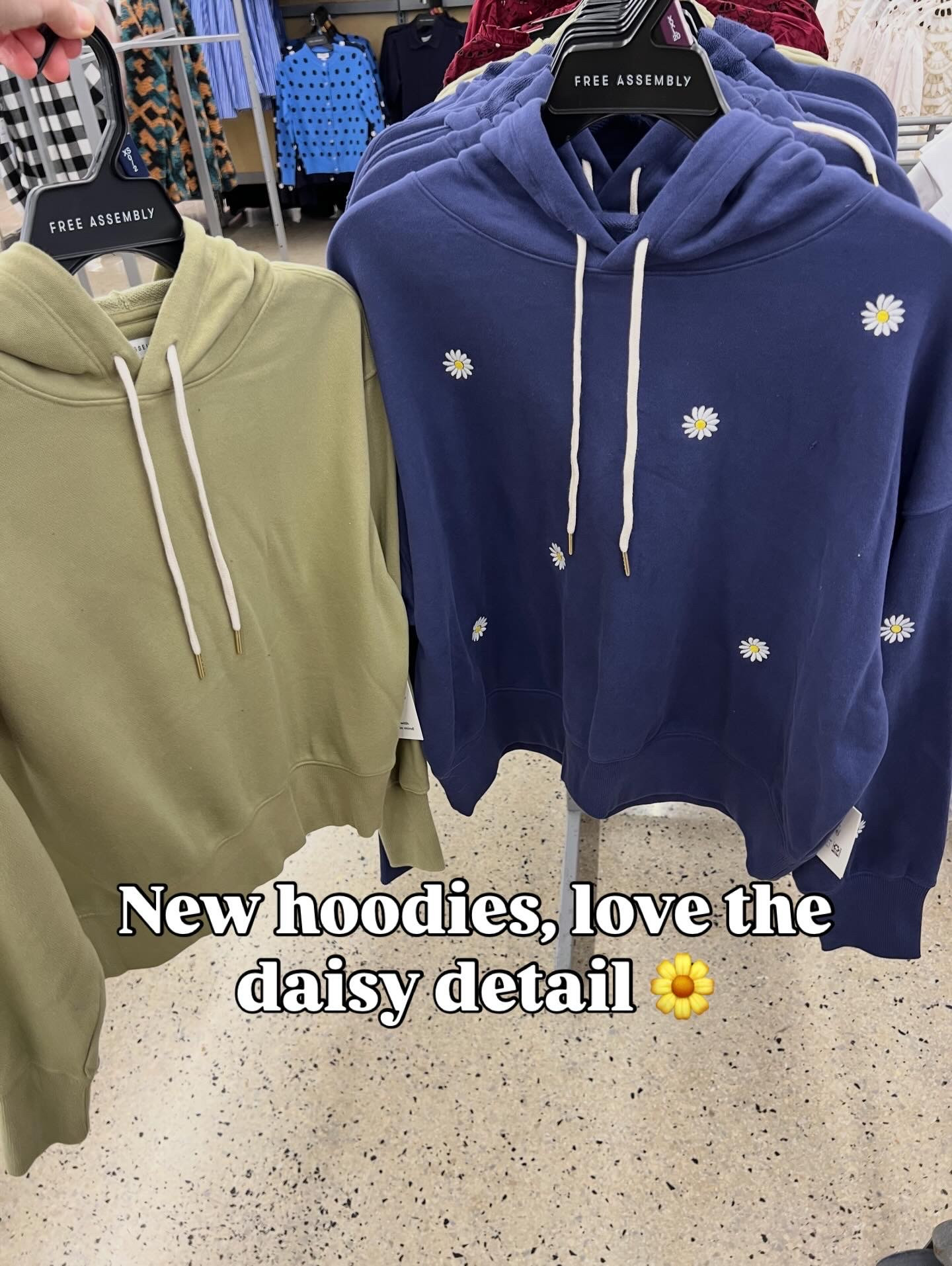 New hoodies at Walmart, matching pants too! The daisies are embroidered. #walmartfashion 

#LTKFindsUnder50