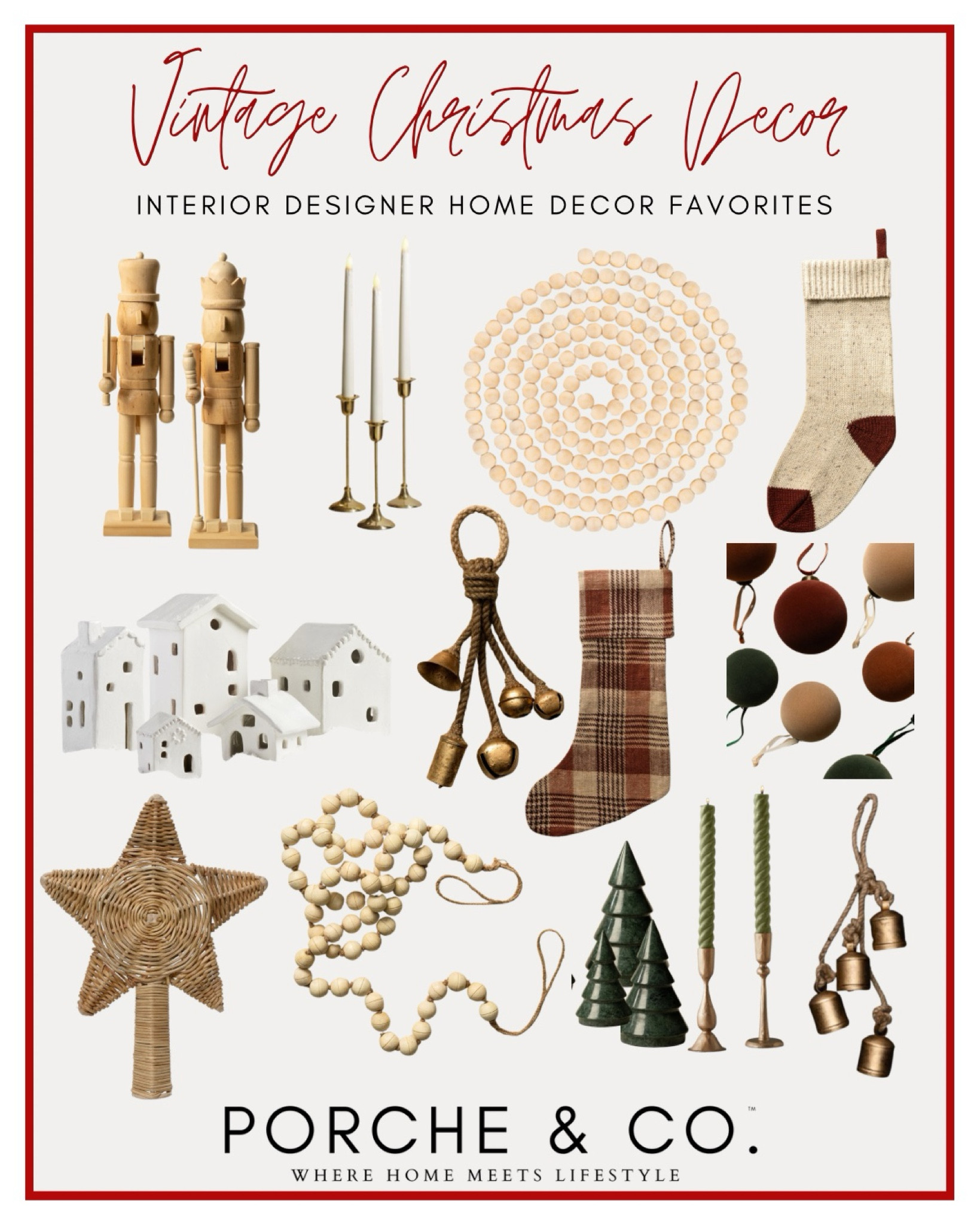Christmas decor, trending Christmas decor, Christmas finds
#visionboard #moodboard #porcheandco

#LTKHome #LTKHoliday #LTKSeasonal