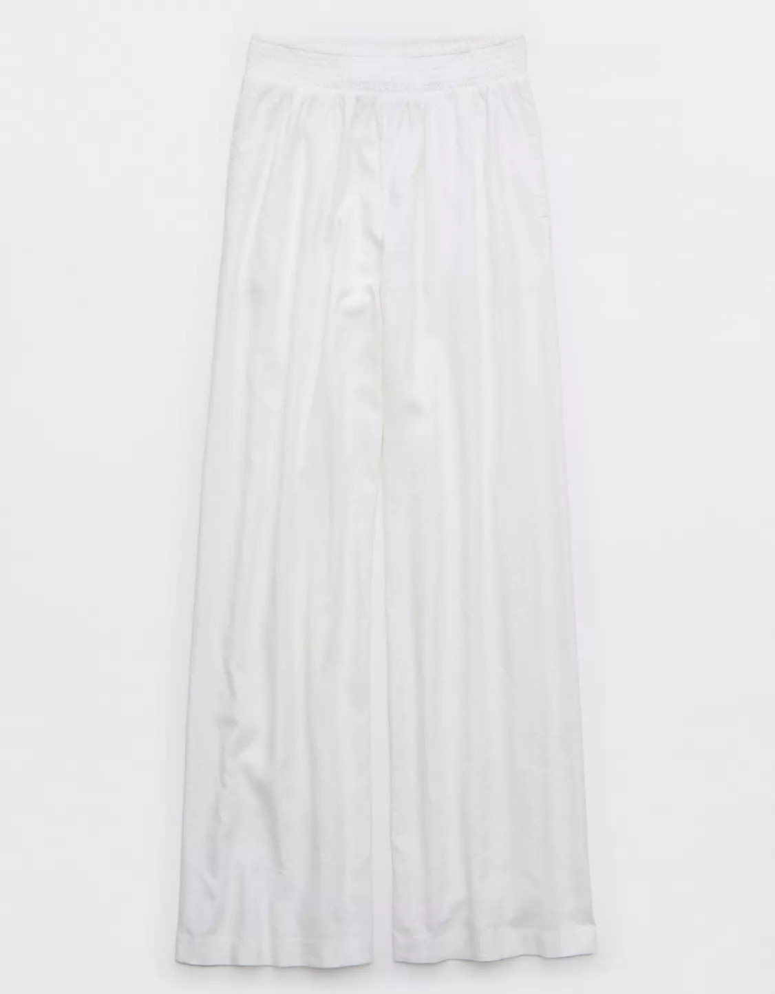 Aerie High Waisted Linen Blend Pool-To-Party Pant | Aerie