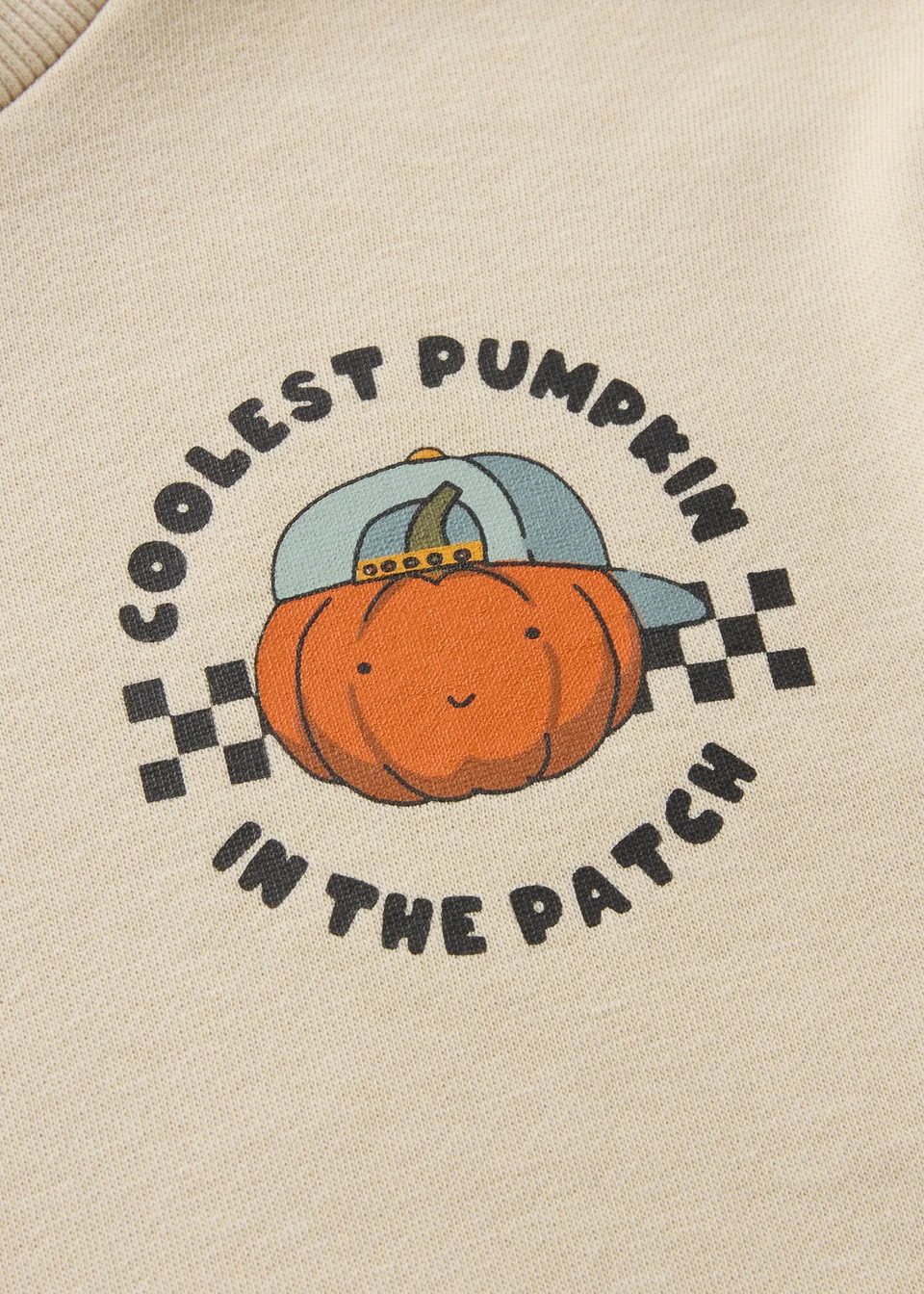 Boys Cream Coolest Pumpkin Sweatshirt (1-7yrs) - Age 2 - 3 Years | Matalan (UK)