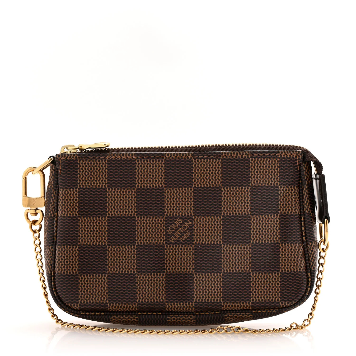 Damier Ebene Mini Pochette Accessories | FASHIONPHILE (US)