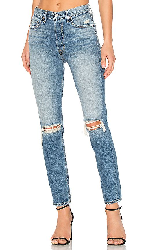 GRLFRND Karolina High-Rise Skinny Jean. - size 23 (also in 26,27) | Revolve Clothing