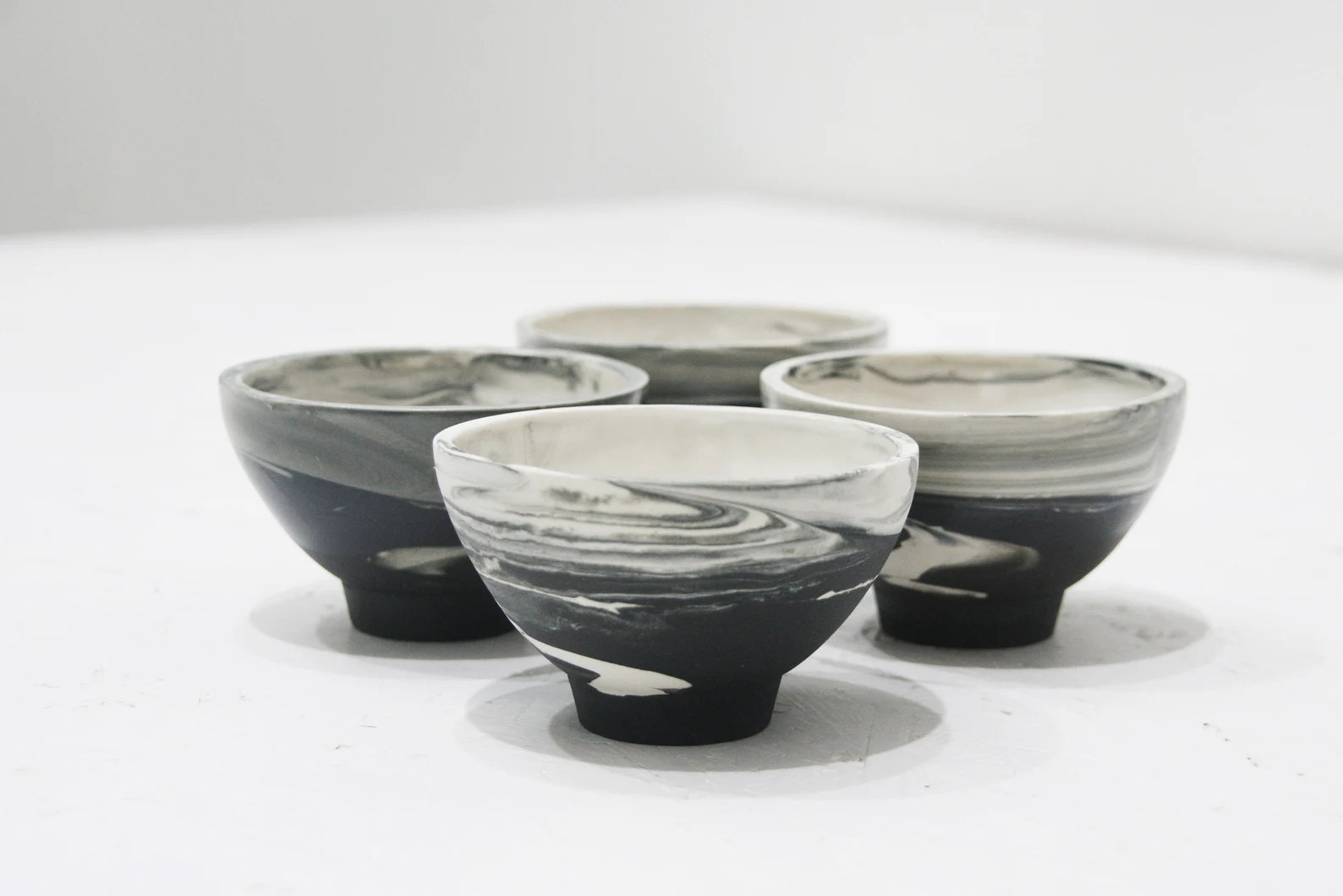 Ceramic Bowl in Black and White Marble Pattern.ceramic Bowl,modern Small Bowl,christmas Gift,uniq... | Etsy (US)