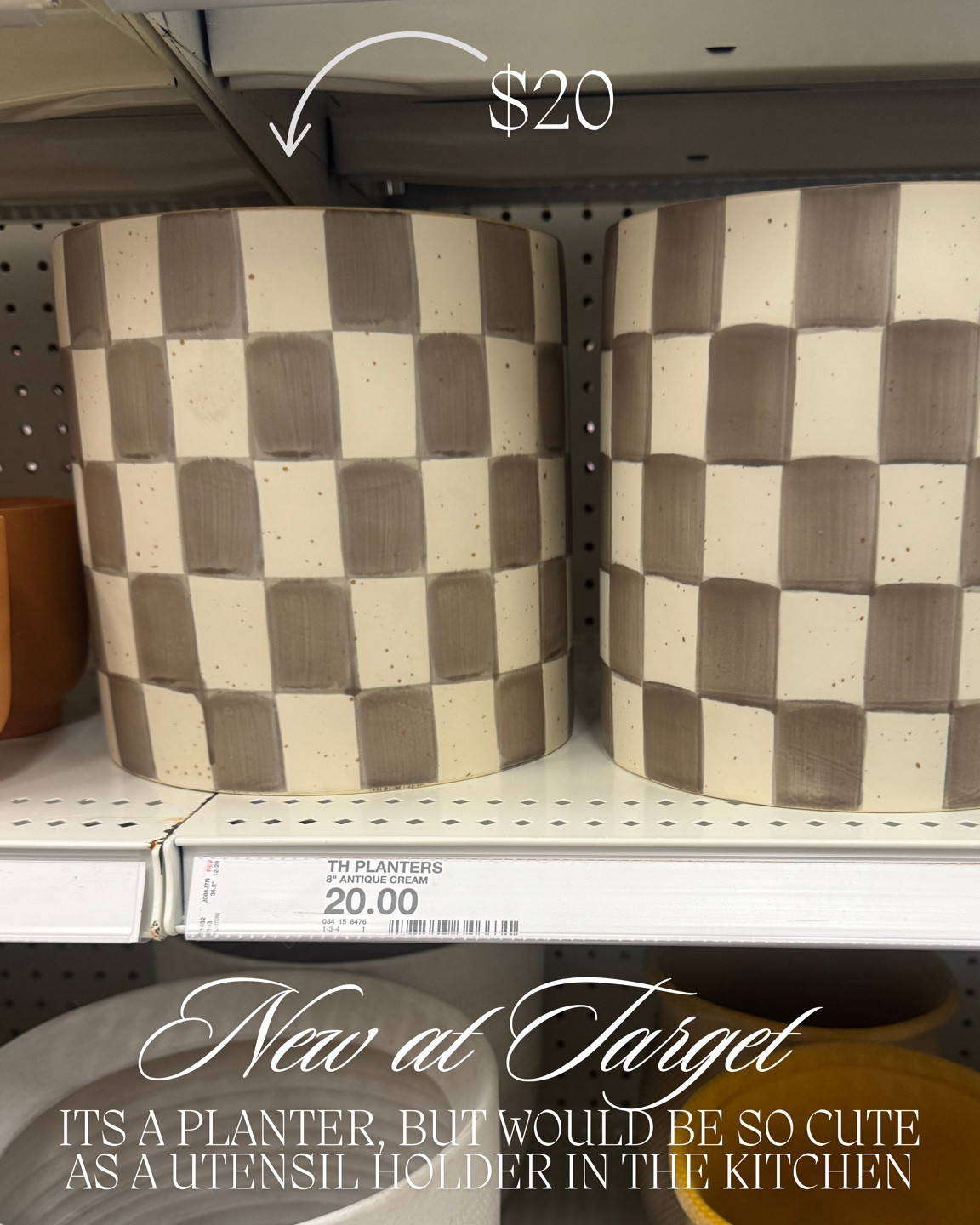 Planter or utensil holder?! I love the color + design! 

#LTKStyleTip #LTKHome #LTKFindsUnder50