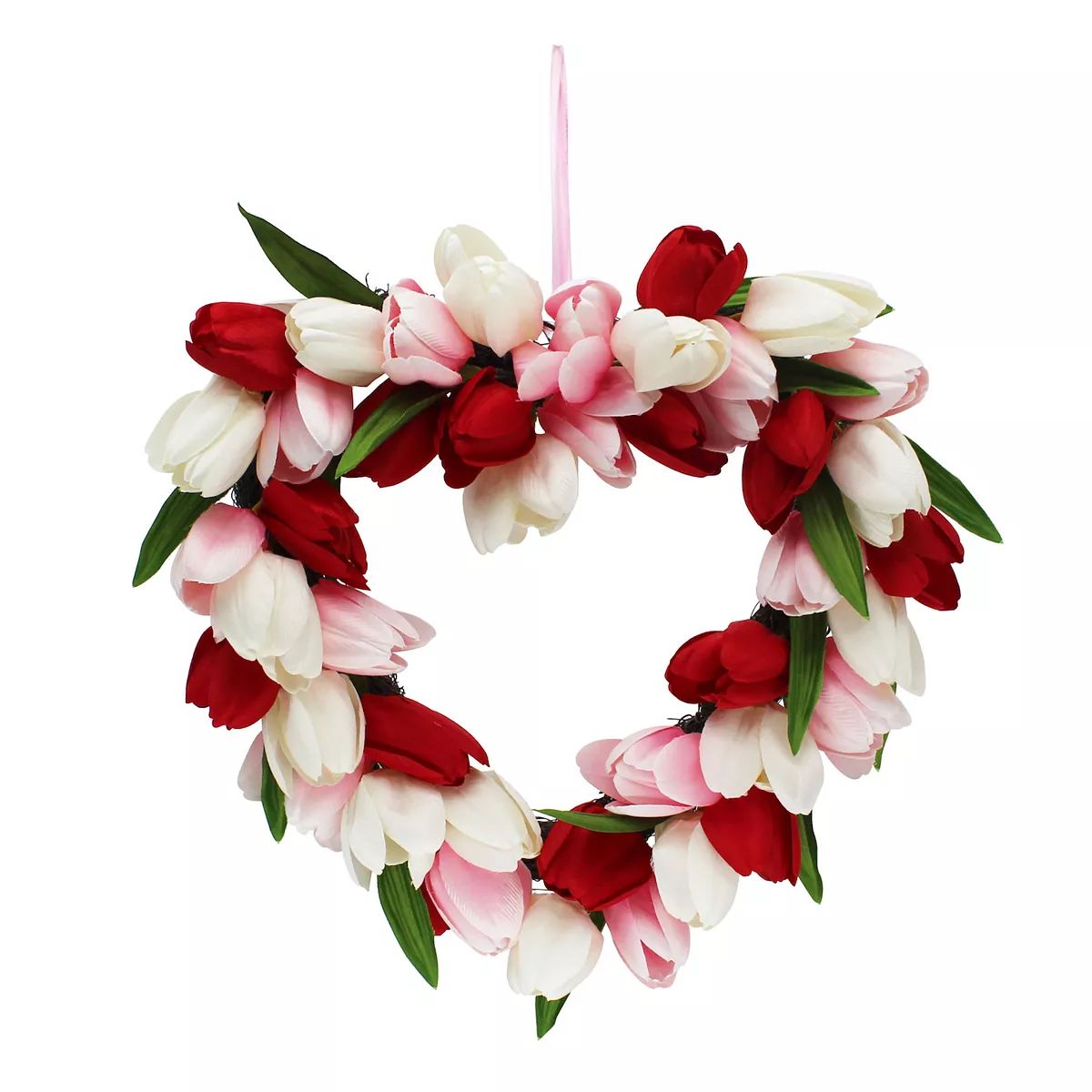 Celebrate Together™ Valentine's Day Heart-Shaped Tulip Wreath | Kohl's