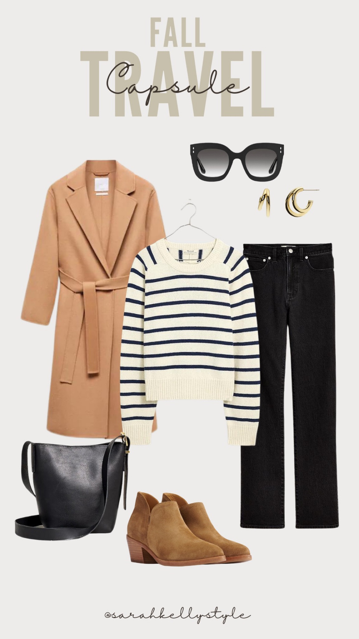 Fall travel capsule, travel outfits, holiday travel essentials, fall outfit, Sarah Kelly Style

#LTKstyletip #LTKSeasonal #LTKtravel