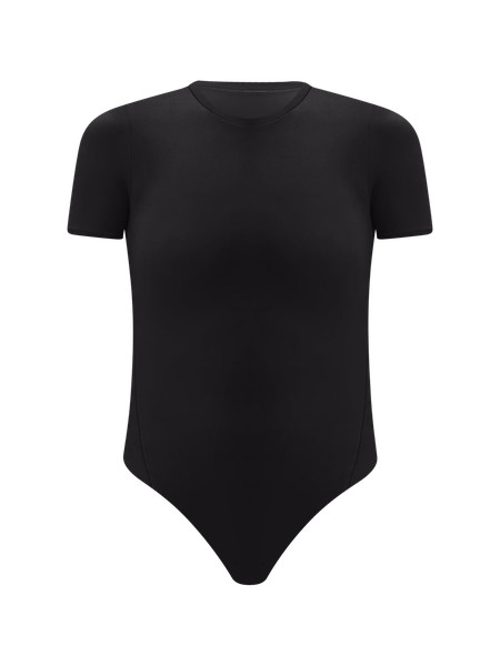Wundermost Ultra-Soft Nulu Short-Sleeve Crew Thong Bodysuit | Women's Short Sleeve Shirts & Tee's... | Lululemon (US)