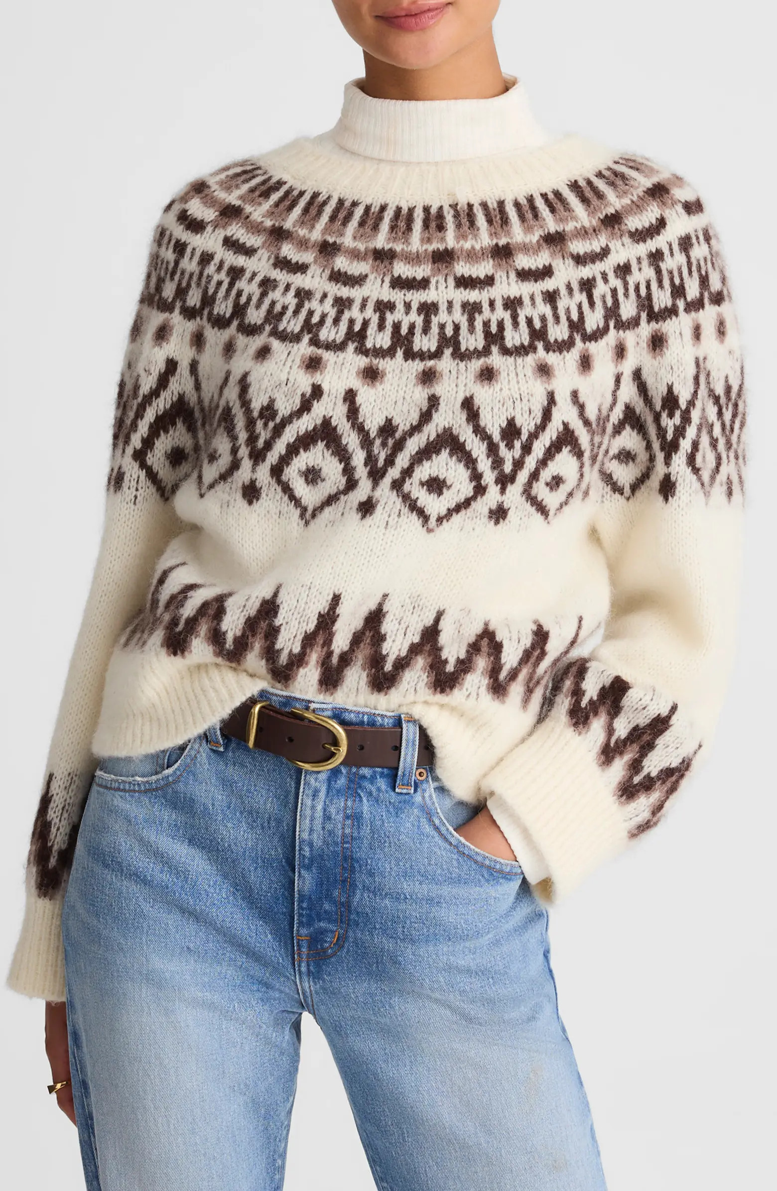 Fair Isle Wool & Alpaca Blend Sweater | Nordstrom