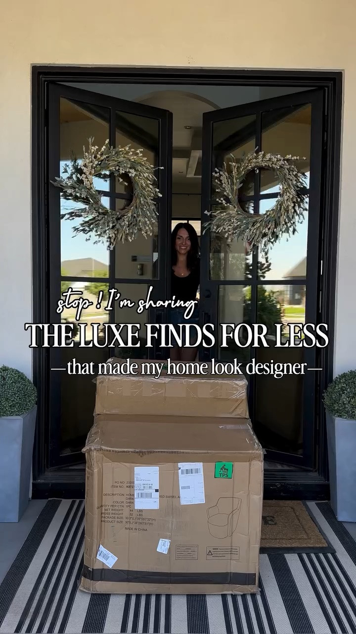 Linking my luxe for less home finds that took my home from
Basic to designer

#LTKHome #LTKSaleAlert