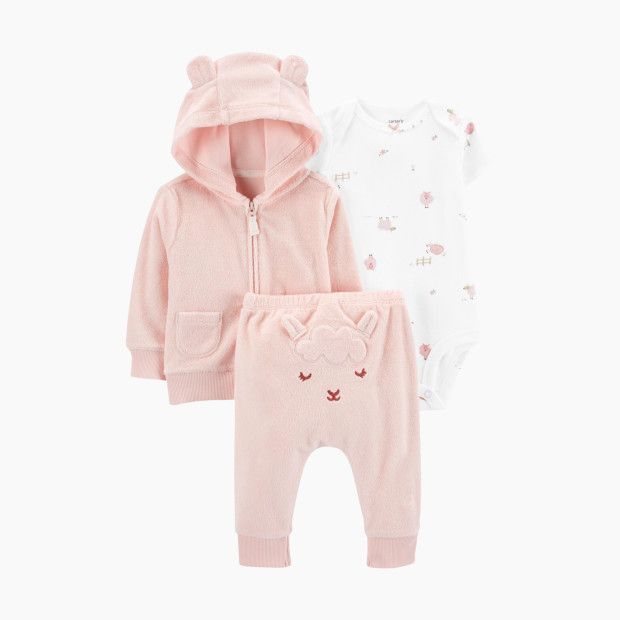 3-Piece Terry Little Cardigan Set | Babylist