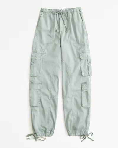 Mid Rise Baggy Cargo Pant | Abercrombie & Fitch (US)