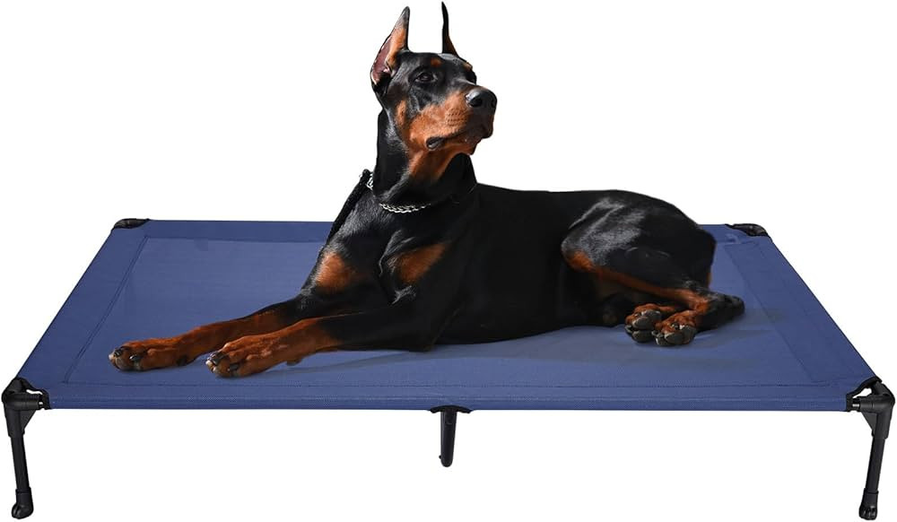 Veehoo Cooling Elevated Dog Bed, Portable Raised Pet Cot with Washable & Breathable Mesh, No-Slip... | Amazon (US)