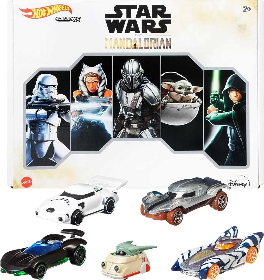 ​Hot Wheels Star Wars The Mandalorian Character Car 5-Pack | Amazon (US)