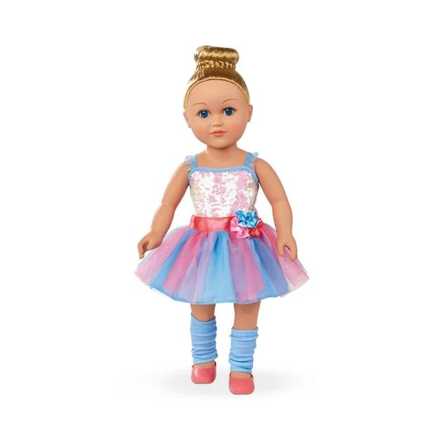 My Life As Poseable Ballerina 18” Doll, Blonde Hair, Blue Eyes - Walmart.com | Walmart (US)