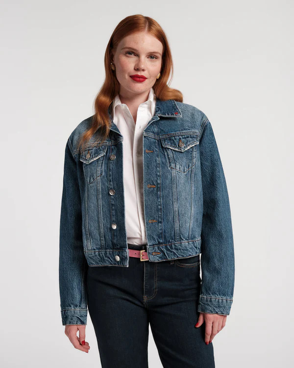 Taylor Jean Jacket - Royal Palm Denim | Frances Valentine