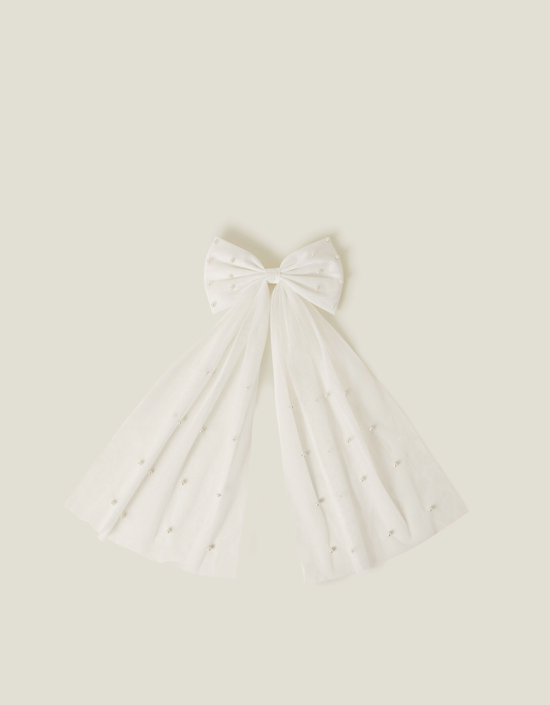 Bridal Pearl Bow Barrette Hair Clip | Accessorize (Global)