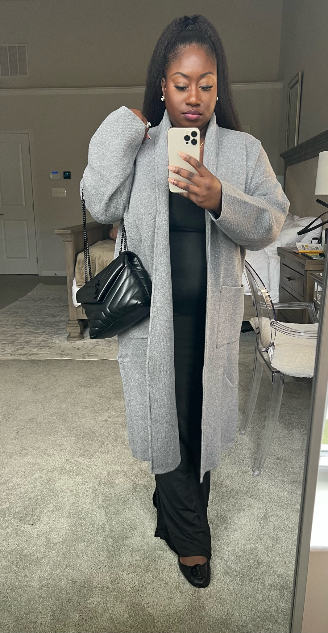 Ysl Loulou Small Outfit Ysl Toy Puffer Outfit Street Style Saint