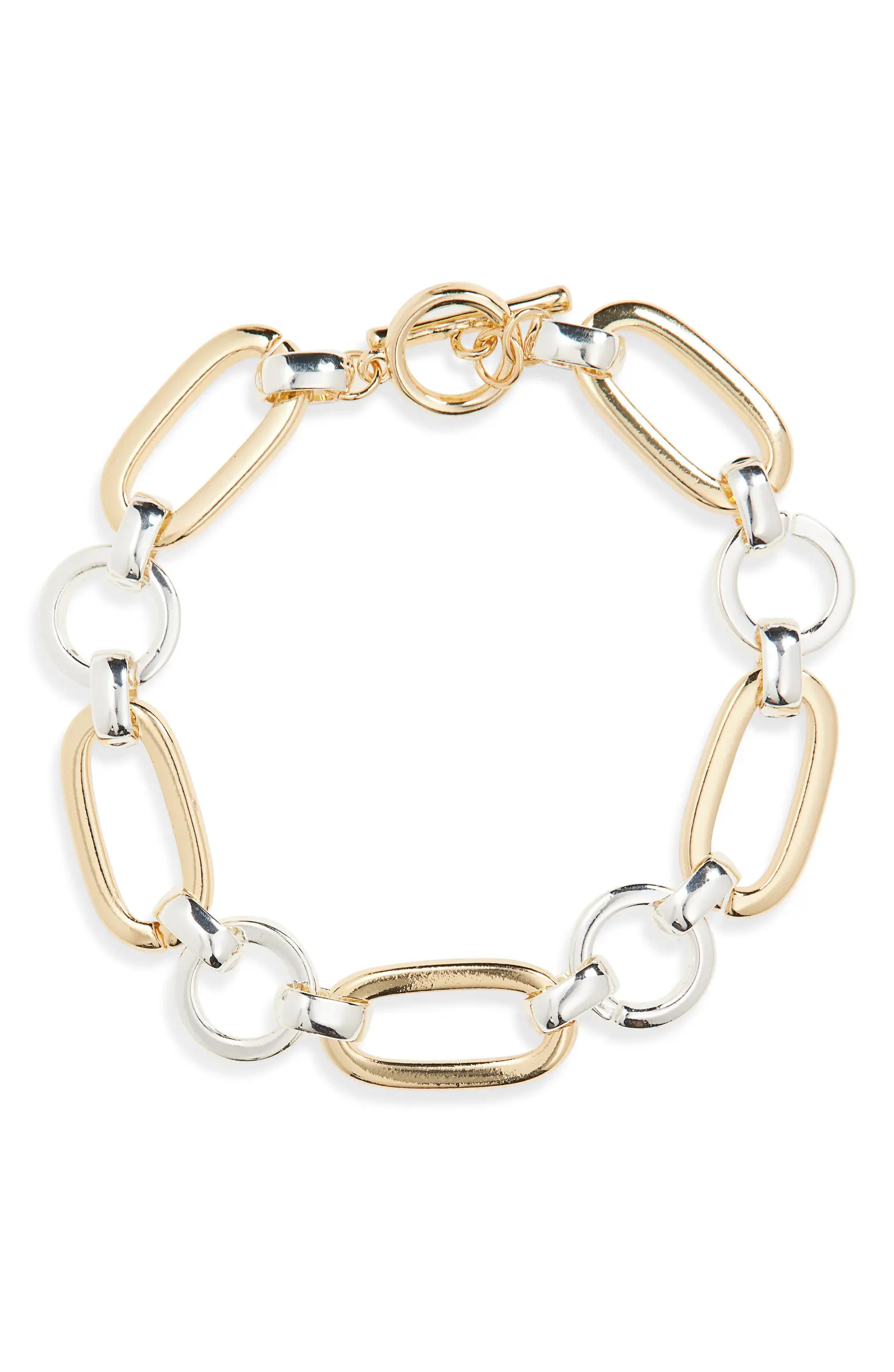 Two-Tone Link Bracelet | Nordstrom