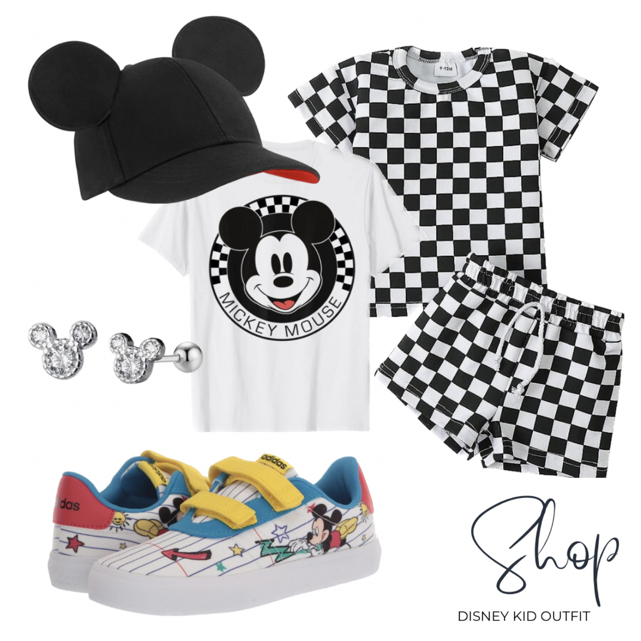 Everyone is squeezing in their last Disney trips of the season before back to school begins! And look how stinking cute this retro mickey outfit is!! My daughter has these ball back earrings and we love them because they do not fall off and are soft on the back of her head when she sleeps in them. And this matching big and mini ears hat is so fun to match with your little one in the parks!

#LTKkids #LTKBacktoSchool #LTKSeasonal