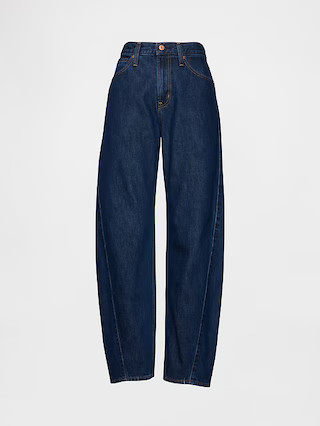 High Rise Barrel Jeans | Gap (US)