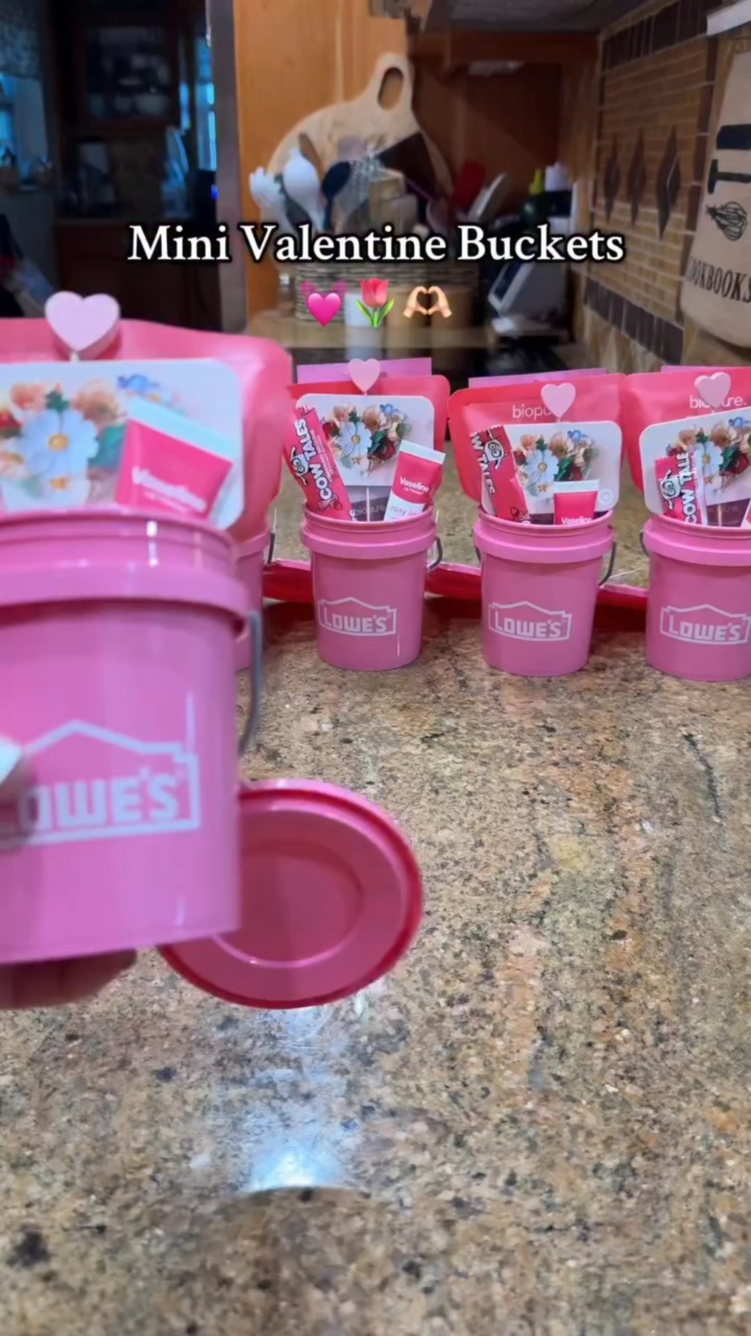 $2 mini pink💕💓 buckets 
Cow tales and heart picks are from Dollar Tree   #easyrecipes #valentine #valentines #gift #pink

#LTKSeasonal #LTKfoodie #LTKBeauty