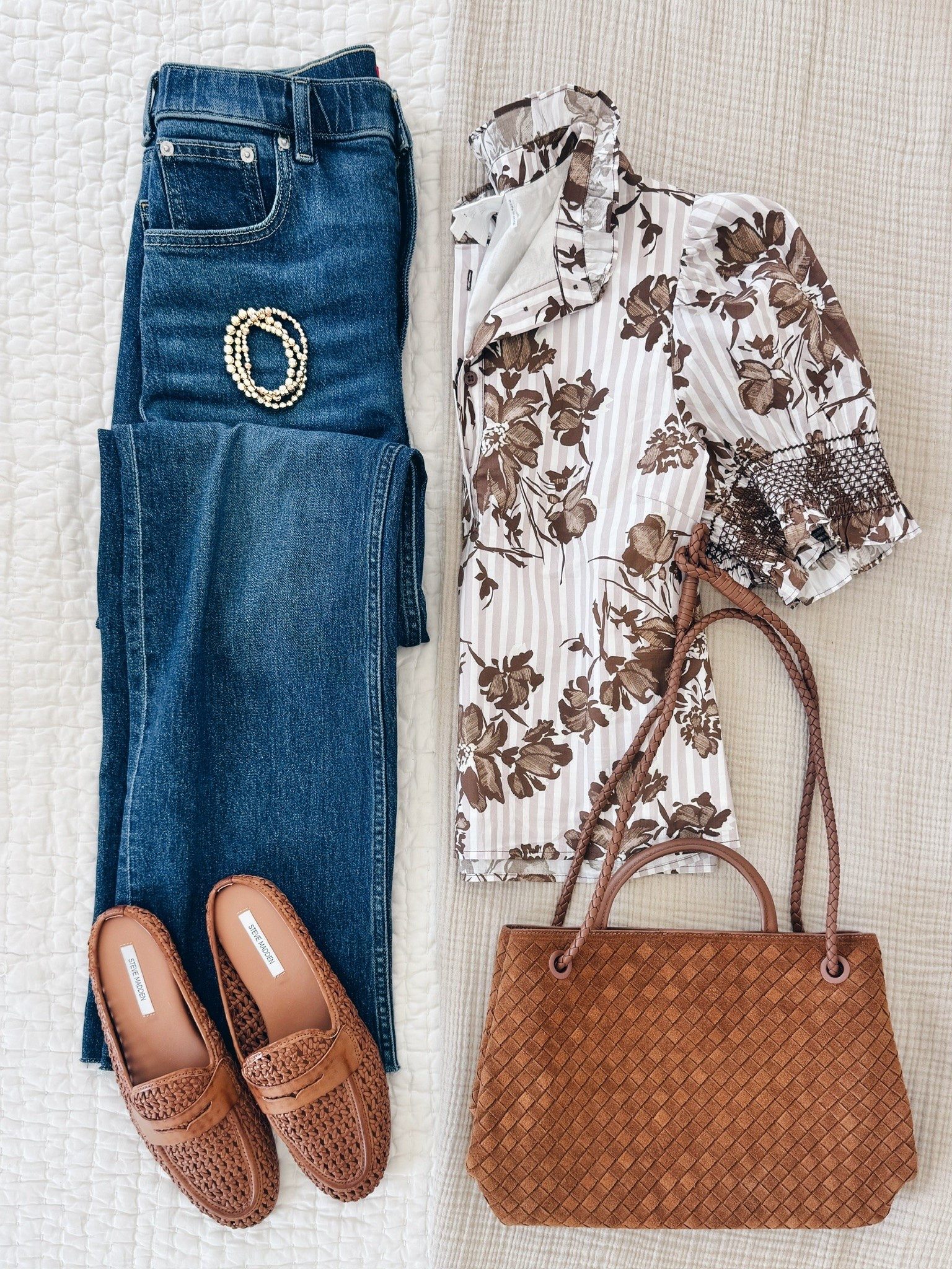 Pre fall outfit! I have small in the shirt and small tall in the cropped jeans. Use my new customer discount code RACHELXSPANX for 15% off and free shipping.

#LTKootd #LTKOver40 #LTKWorkwear