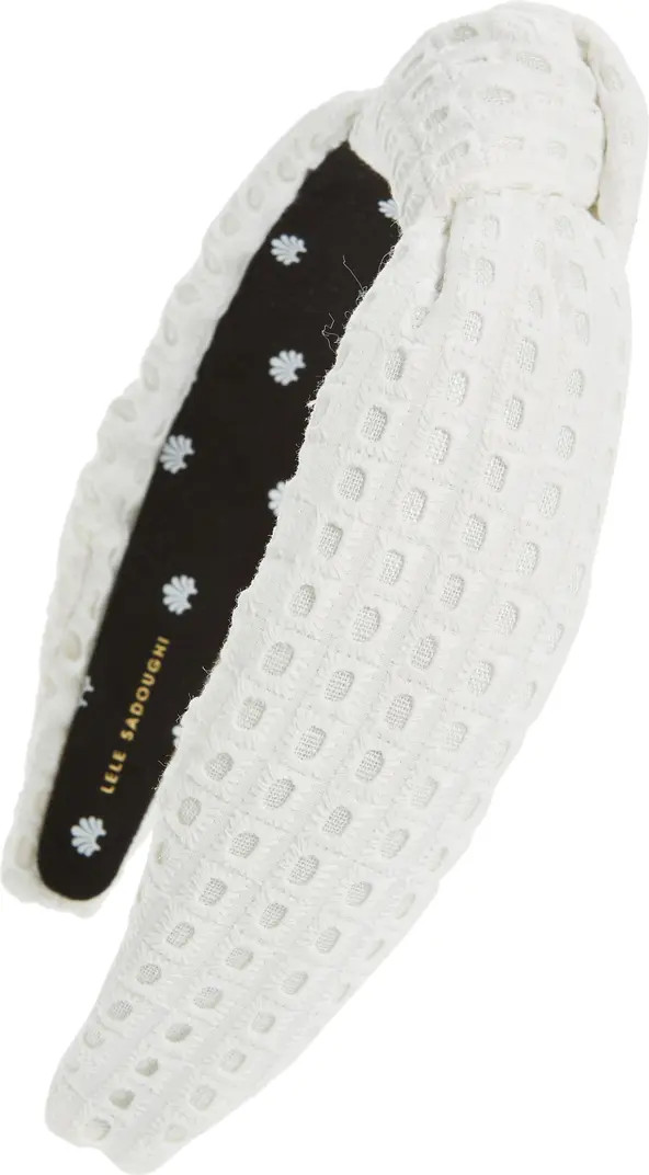 Knotted Eyelet Headband | Nordstrom