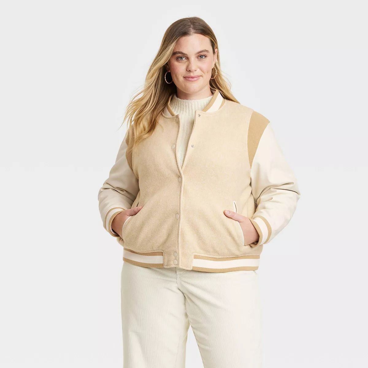 Women's Shrunken Varsity Jacket - Universal Thread™ | Target