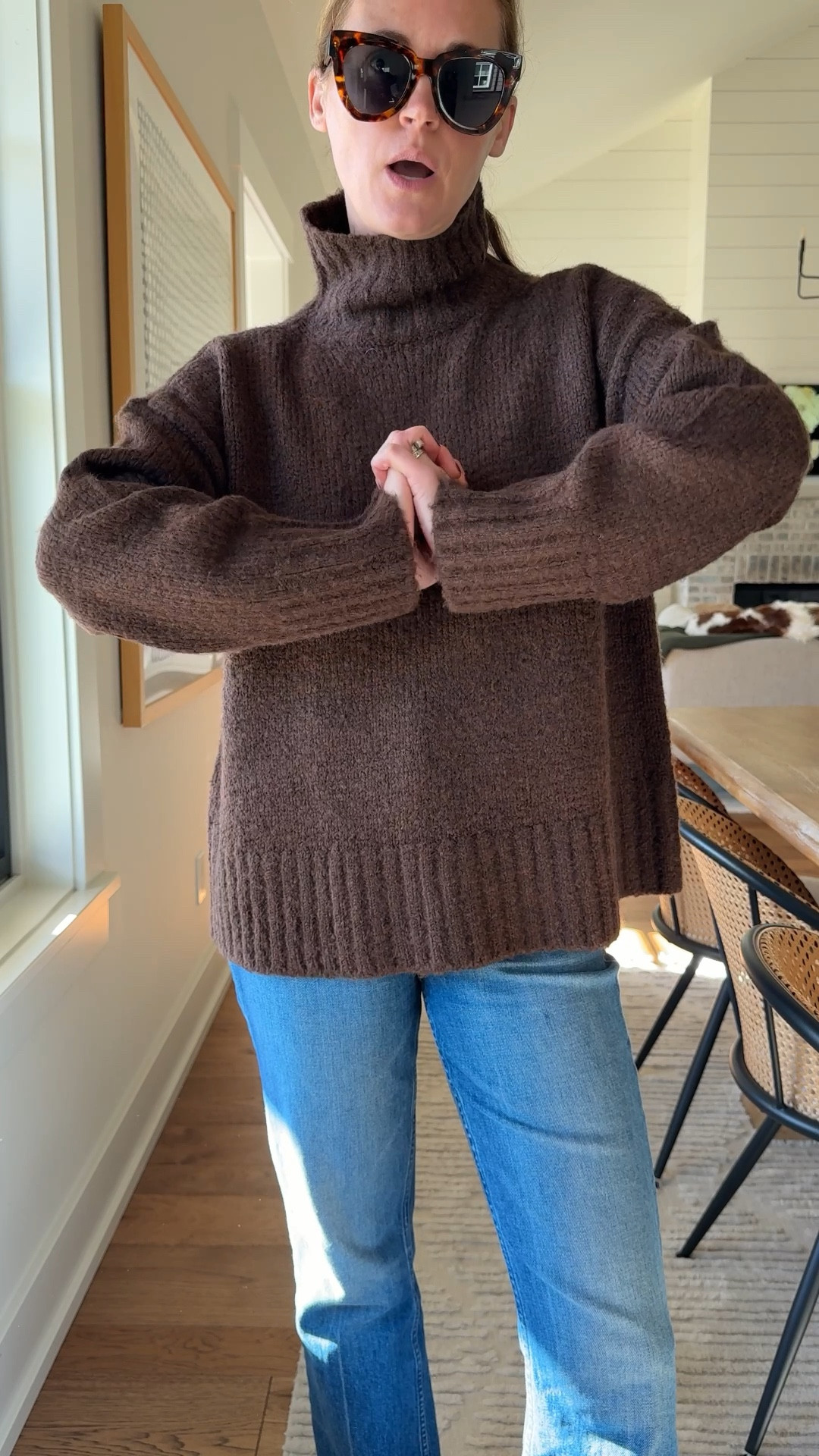 Sweater size XS
Jacket size XS
Jeans size 25

#LTKStyleTip #LTKSeasonal #LTKOver40