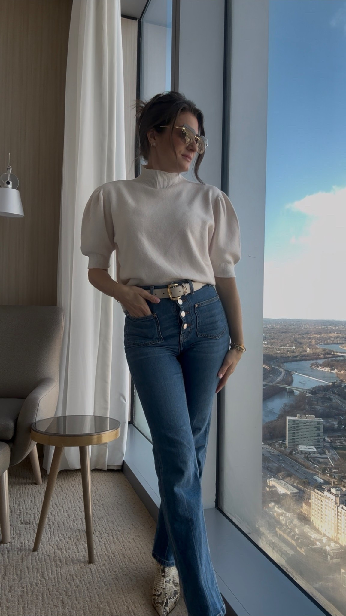 Winter Outfit Idea that’s not bulky 