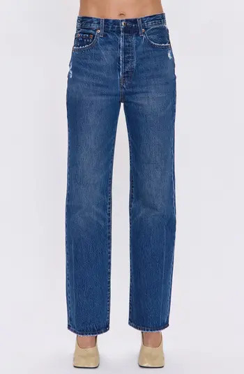 Cassie High Waist Straight Leg Jeans | Nordstrom