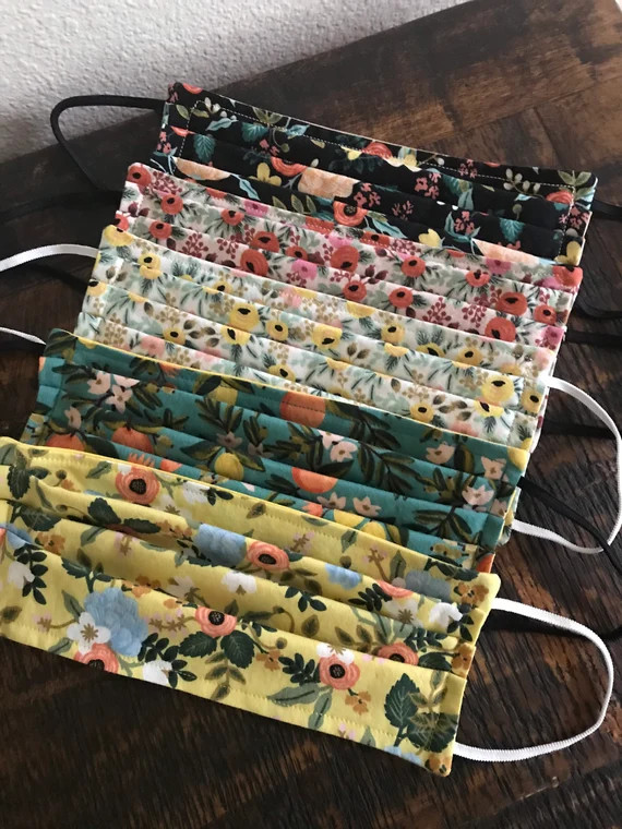 Primavera Adult Mask Rifle Paper Co. for Cotton + Steel | Etsy (US)