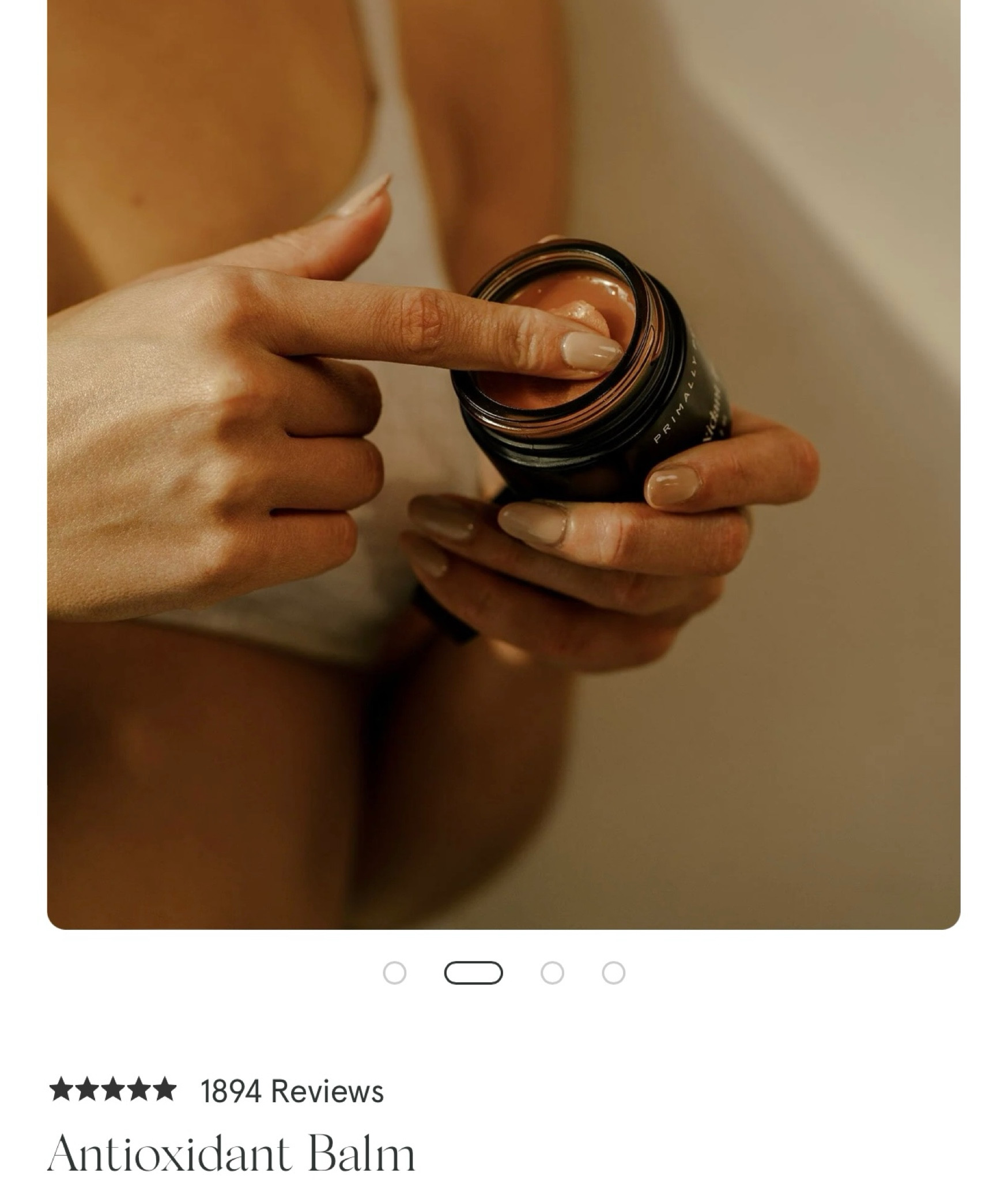 I’ve been dying to try the Primally Pure Antioxidant Balm and it’s 20% off through today when you download the PP App. It’s full of skin benefiting ingredients and acts like a vitamin C balm  

#LTKOver40 #LTKBeauty #LTKSaleAlert