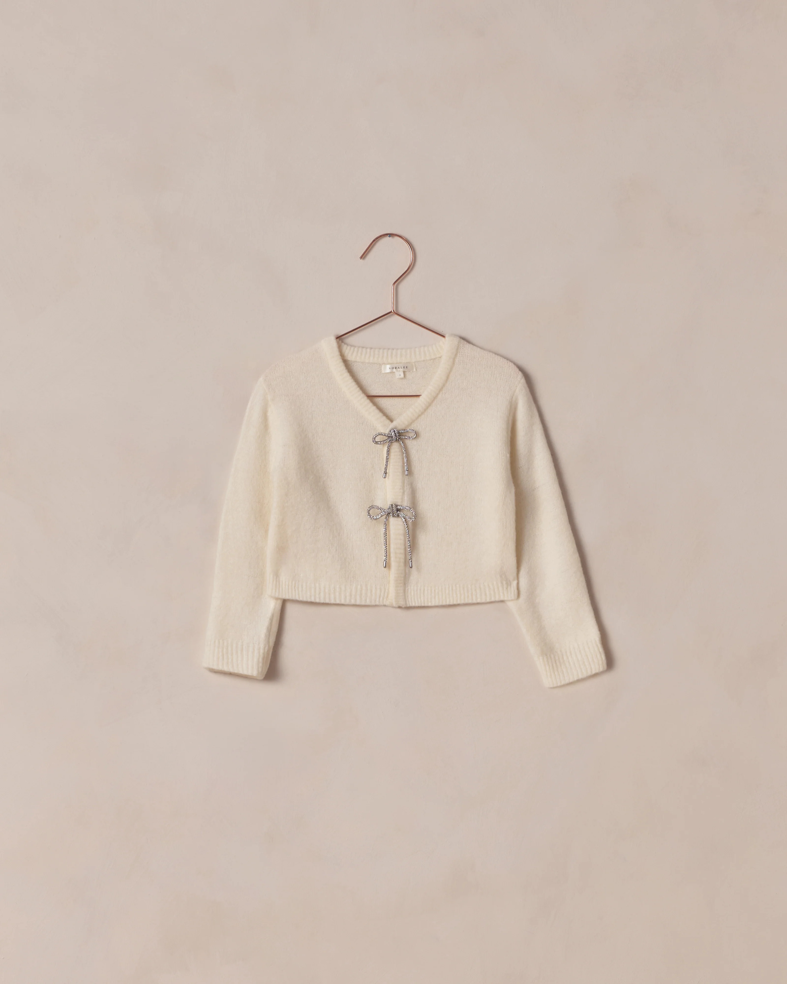 Bow Cardigan | Ivory | Rylee + Cru
