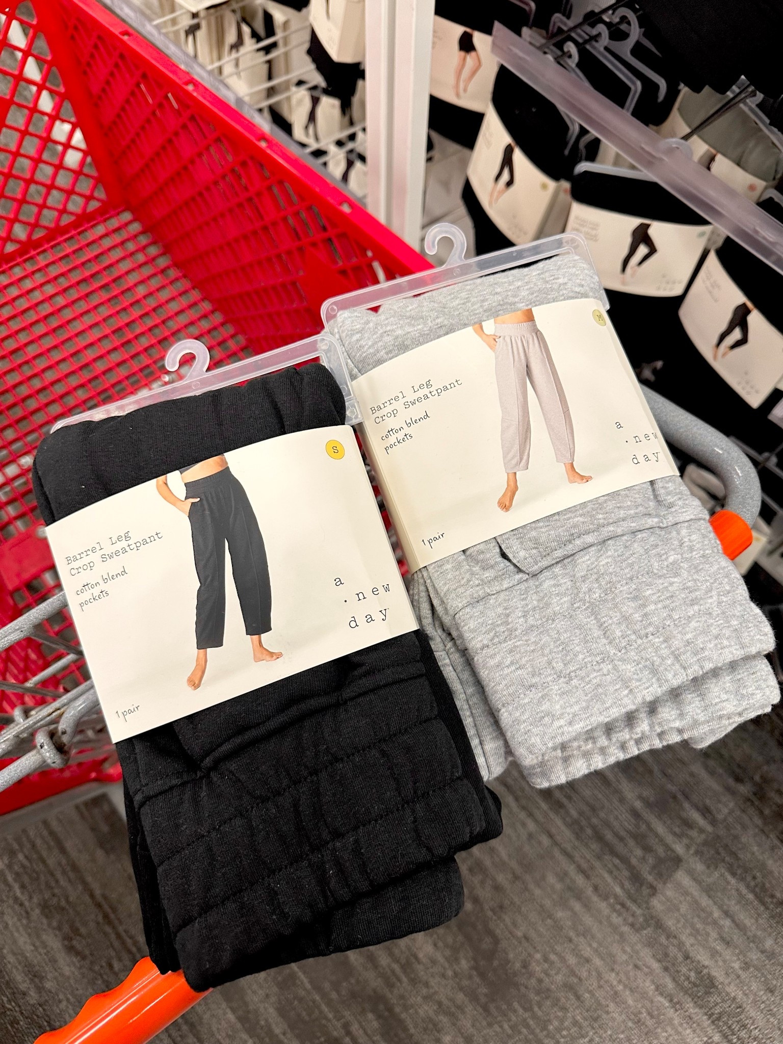 Barrel leg crop sweatpants 

#LTKmomlife #LTKootd #LTKTravel