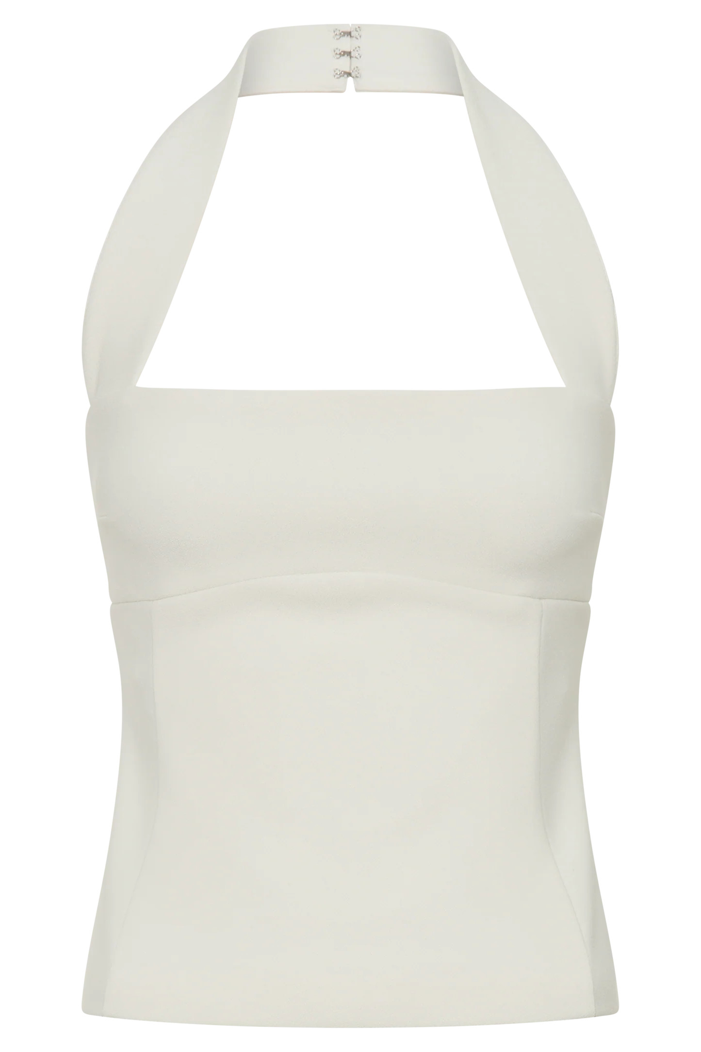 Suiting Halter Top - Ivory | MESHKI US