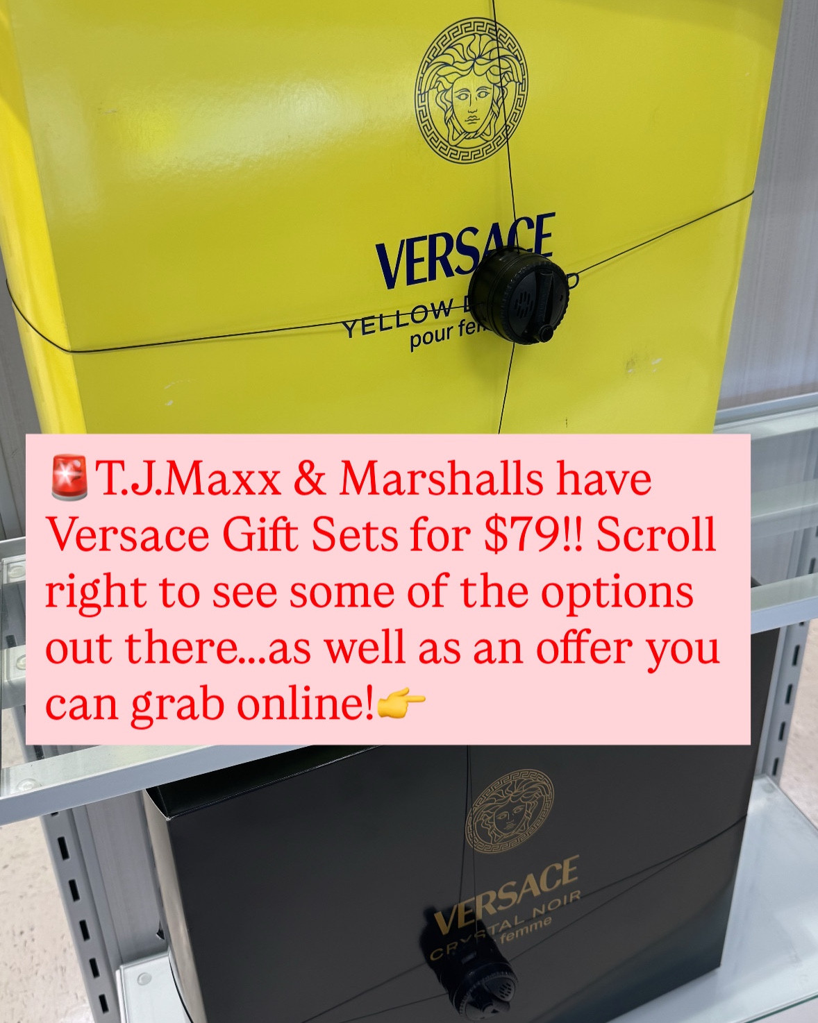🚨(Instructions below) Online Offer: Versace Summer Set plus 4 free gifts for $110 total & free shipping!

Instructions:

1) Add Versace Summer Set to cart (Free 3 Piece Gift set and Tote will automatically be added to cart; you can choose Rose or Cream in cart)

2) Add Free Scent Sampler (via link below, pick 1 of 3 options)

3) Add Free 10 Piece Fragrance Sampler (via link below)

✨Follow for Designer Finds for less!

#LTKMothersDay #LTKSaleAlert #LTKBeauty