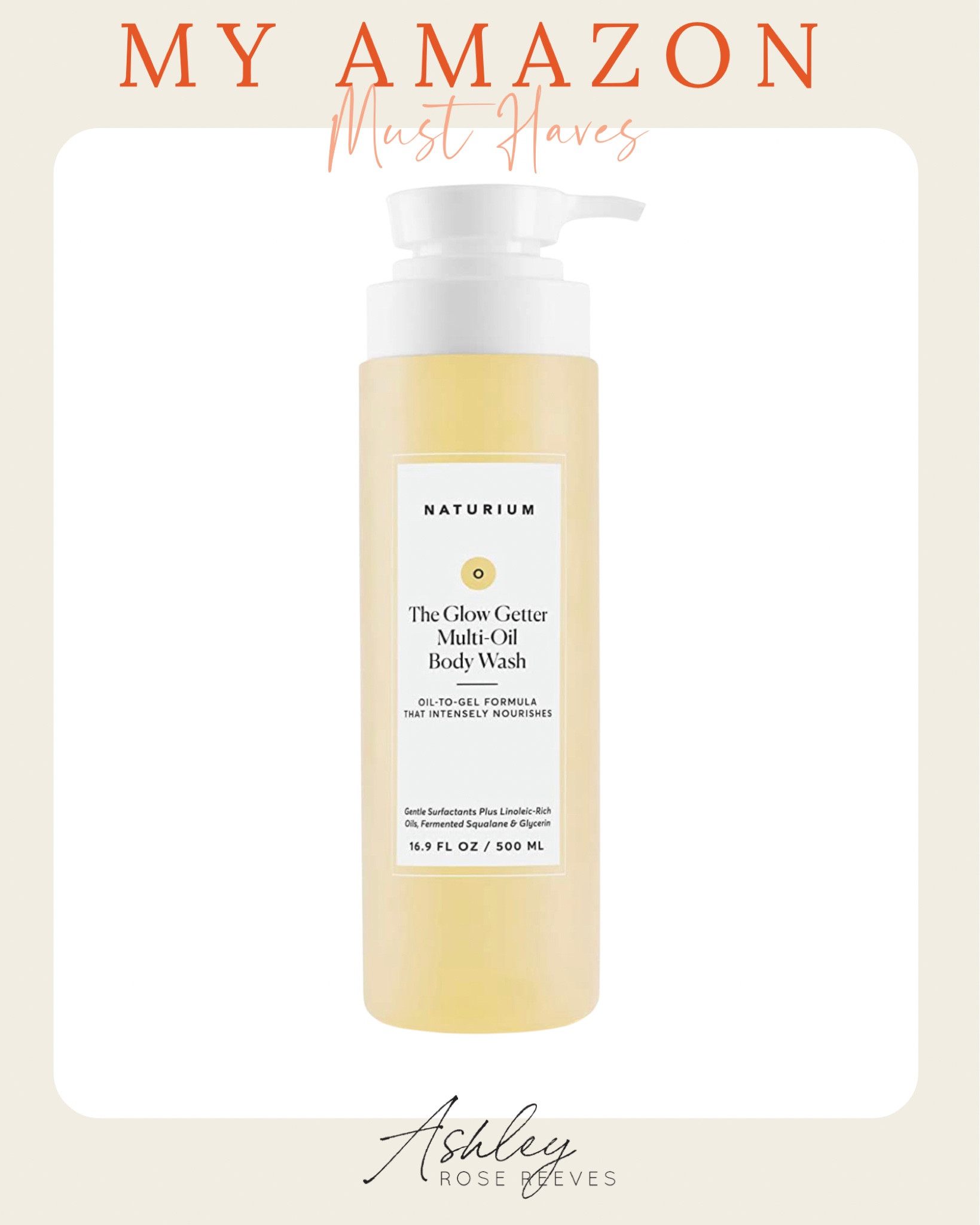 My Amazon Must Haves
Naturium The Glow Getter Multi-Oil Hydrating Body Wash

#LTKFind #LTKfamily #LTKbeauty