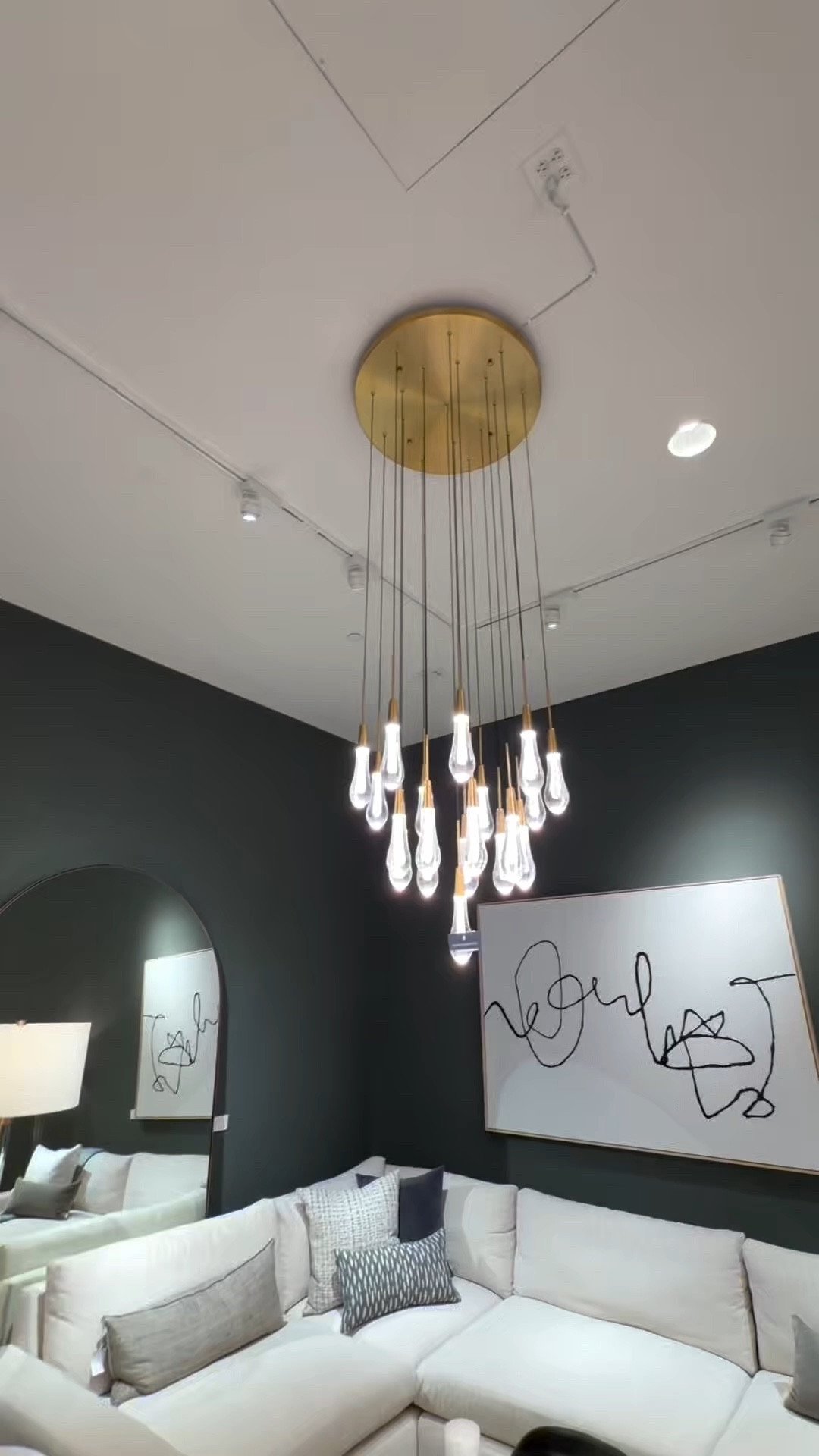 These lights! Video & pictures do not do them justice! Conversation piece for any home. #arhaus #arhausnashville #sjddesignbuild #chandelier

#LTKHome