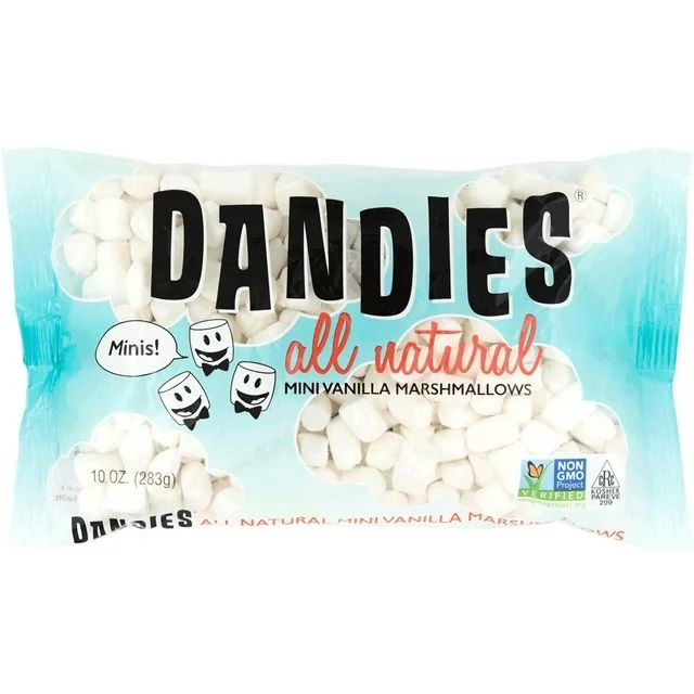 Dandies - Minis - Vegan Marshmallows, Vanilla, 10 Ounce (Pack of 2) | Walmart (US)