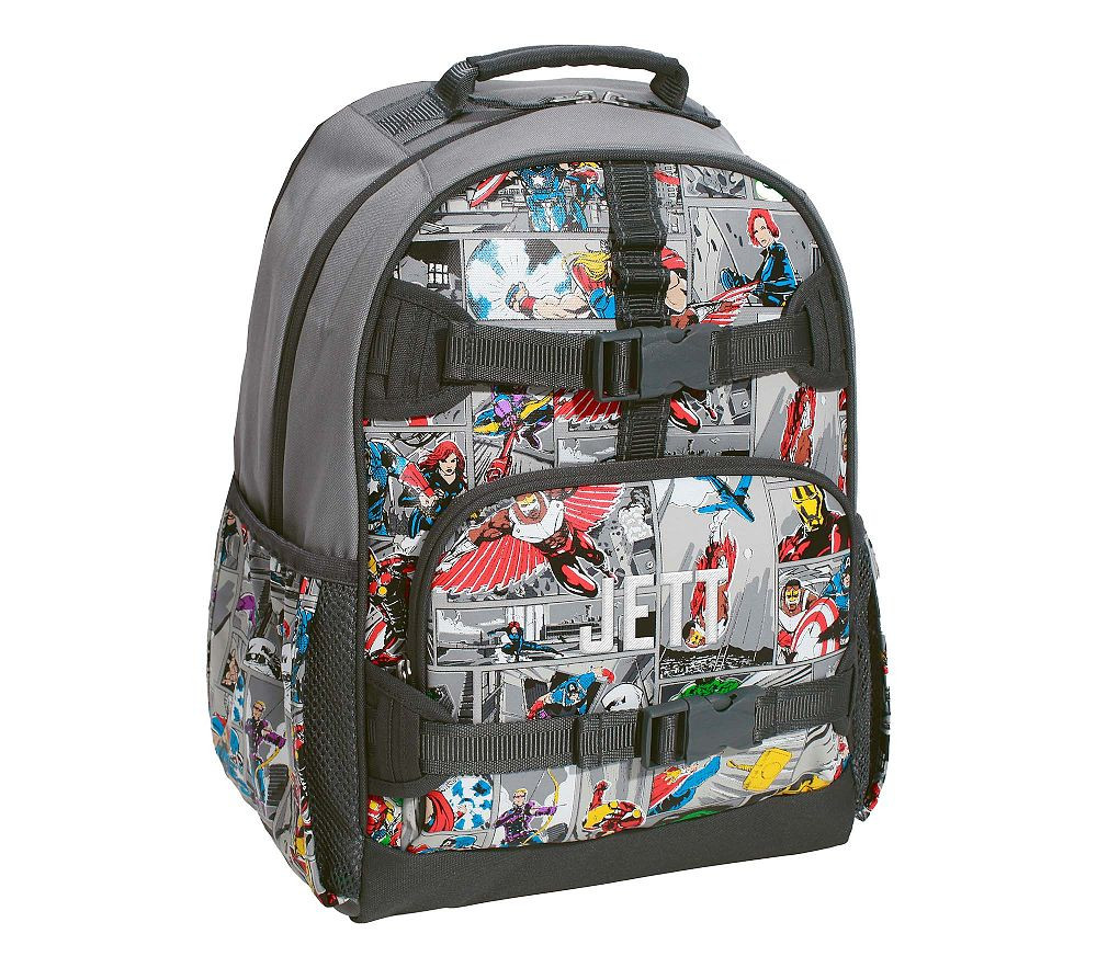 Mackenzie Marvel Comics Glow-in-the-Dark Backpacks | Pottery Barn Kids